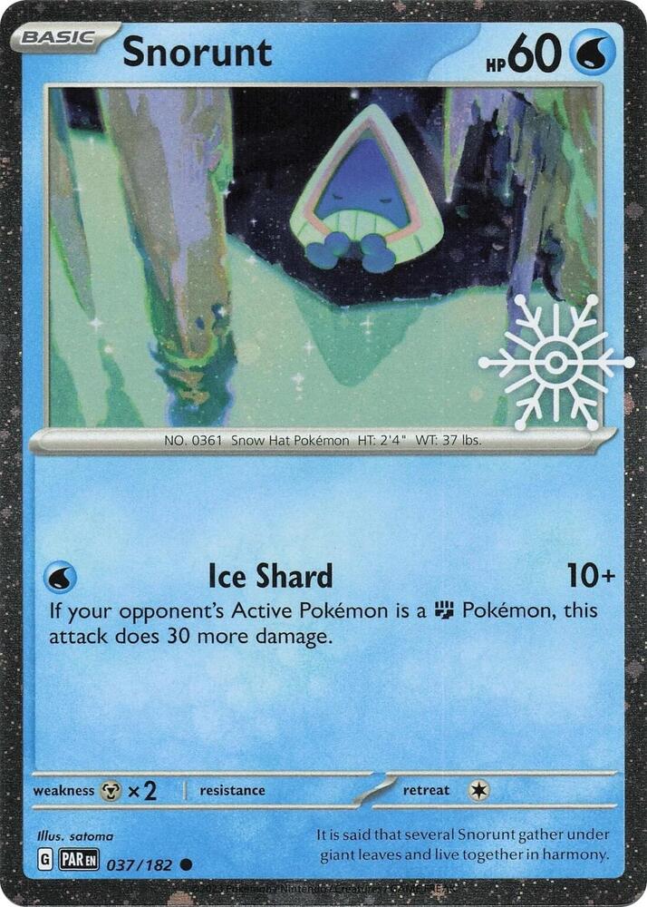 Snorunt (Holiday Calendar) 037/182 card from Miscellaneous Cards & Products