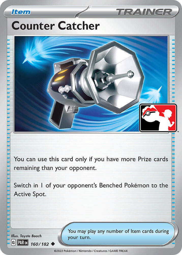 Counter Catcher 160/182 card from Prize Pack Series Cards