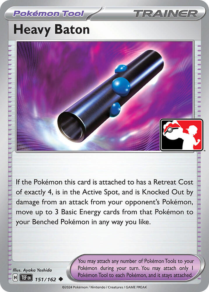 Heavy Baton 151/162 card from Prize Pack Series Cards