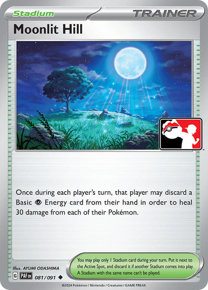 Moonlit Hill 081/091 card from Prize Pack Series Cards