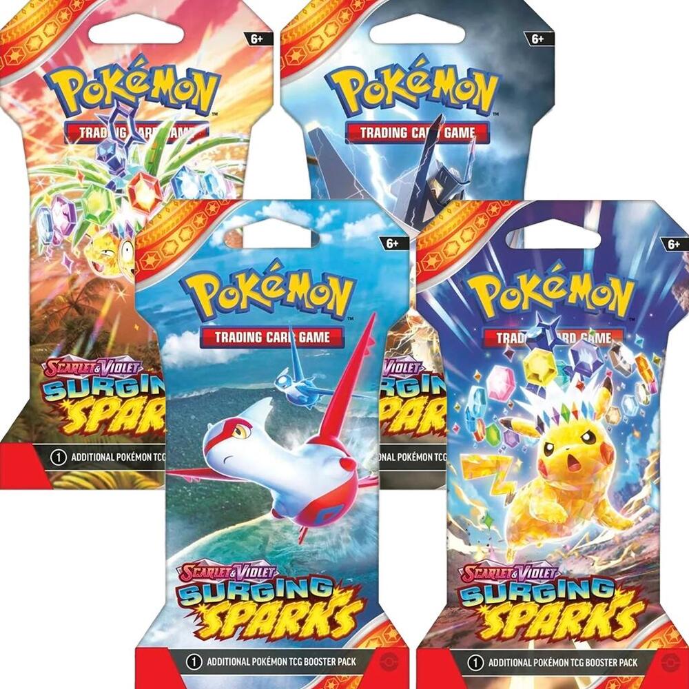 Surging Sparks Sleeved Booster Pack Bundle [Set of 4] card from SV08: Surging Sparks