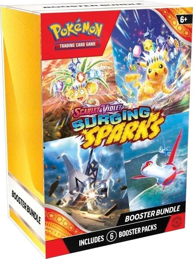 Surging Sparks Booster Bundle card from SV08: Surging Sparks