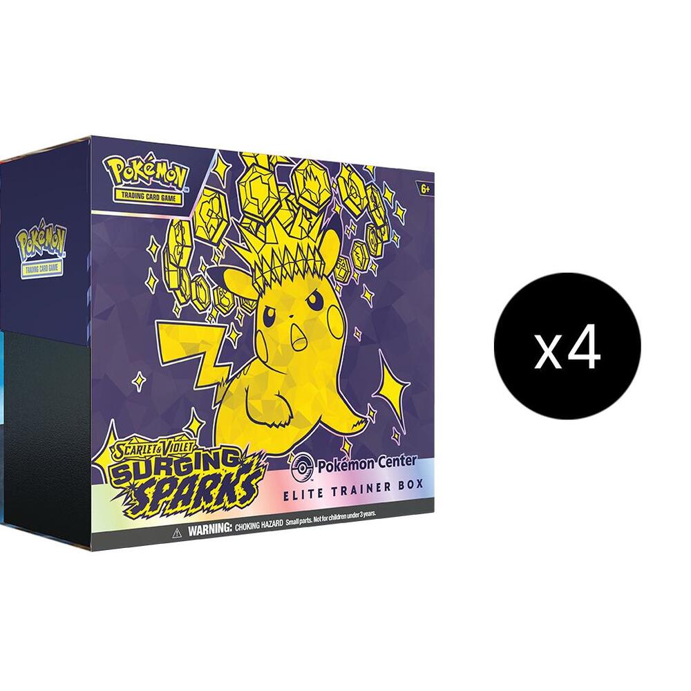 Surging Sparks Pokemon Center Elite Trainer Box (Exclusive) Case card from SV08: Surging Sparks