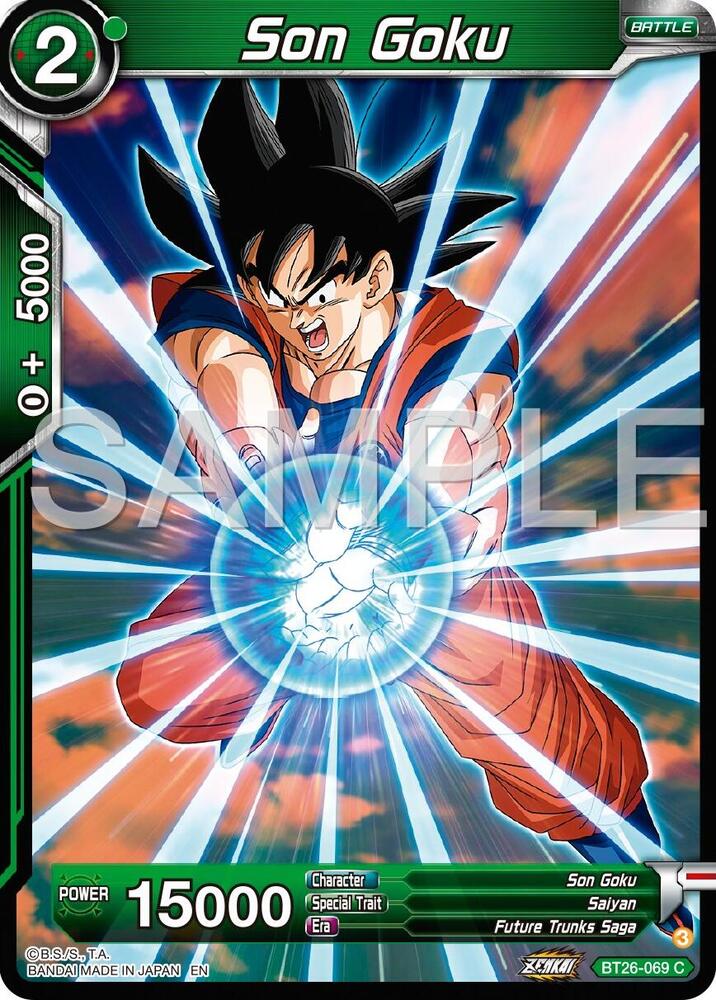 Son Goku BT26-069 card from Ultimate Advent