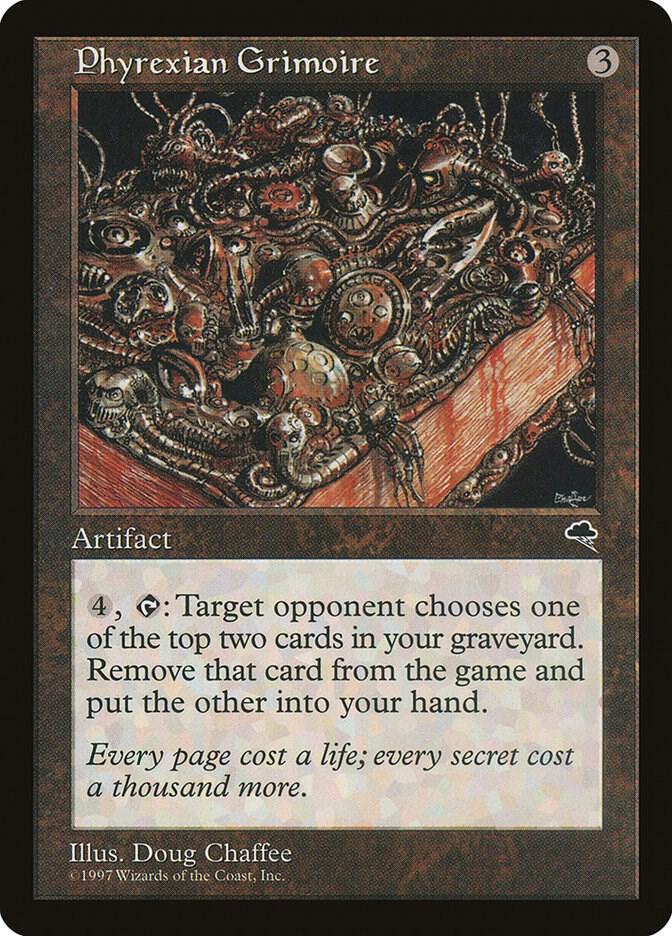 Phyrexian Grimoire 301 card from Tempest