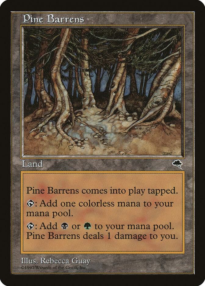 Pine Barrens 321 card from Tempest