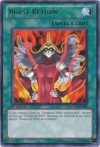 Burst Return LCGX-EN084 card from Legendary Collection 2