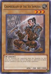 Chamberlain of the Six Samurai LCGX-EN222 card from Legendary Collection 2