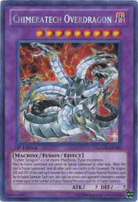 Chimeratech Overdragon LCGX-EN183 card from Legendary Collection 2