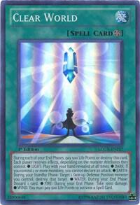 Clear World LCGX-EN217 card from Legendary Collection 2