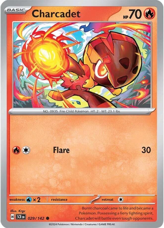 Charcadet 029/142 card from SV07: Stellar Crown
