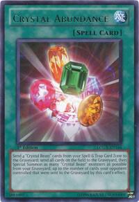 Crystal Abundance LCGX-EN166 card from Legendary Collection 2