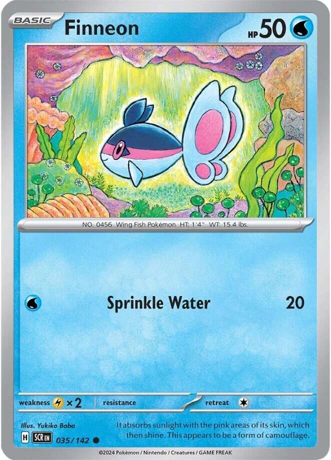 Finneon 035/142 card from SV07: Stellar Crown