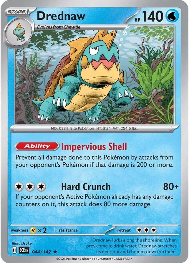 Drednaw 044/142 card from SV07: Stellar Crown