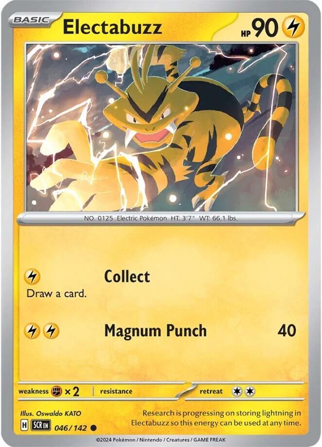 Electabuzz 046/142 card from SV07: Stellar Crown