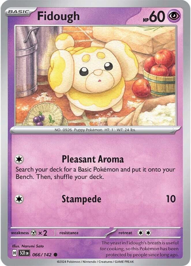 Fidough 066/142 card from SV07: Stellar Crown