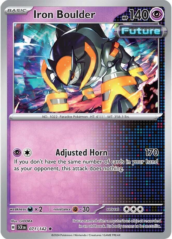 Iron Boulder 071/142 card from SV07: Stellar Crown