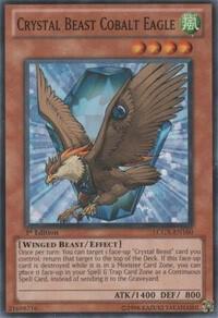 Crystal Beast Cobalt Eagle LCGX-EN160 card from Legendary Collection 2