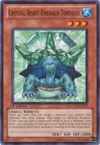 Crystal Beast Emerald Tortoise LCGX-EN157 card from Legendary Collection 2