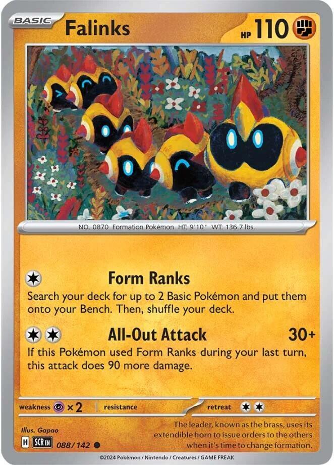 Falinks 088/142 card from SV07: Stellar Crown
