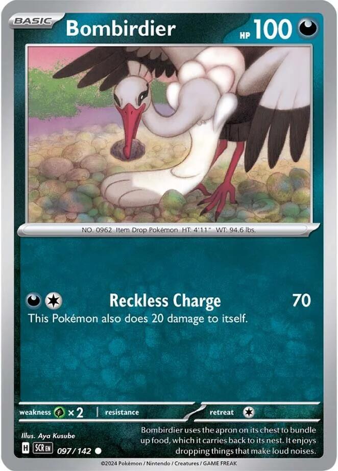 Bombirdier 097/142 card from SV07: Stellar Crown