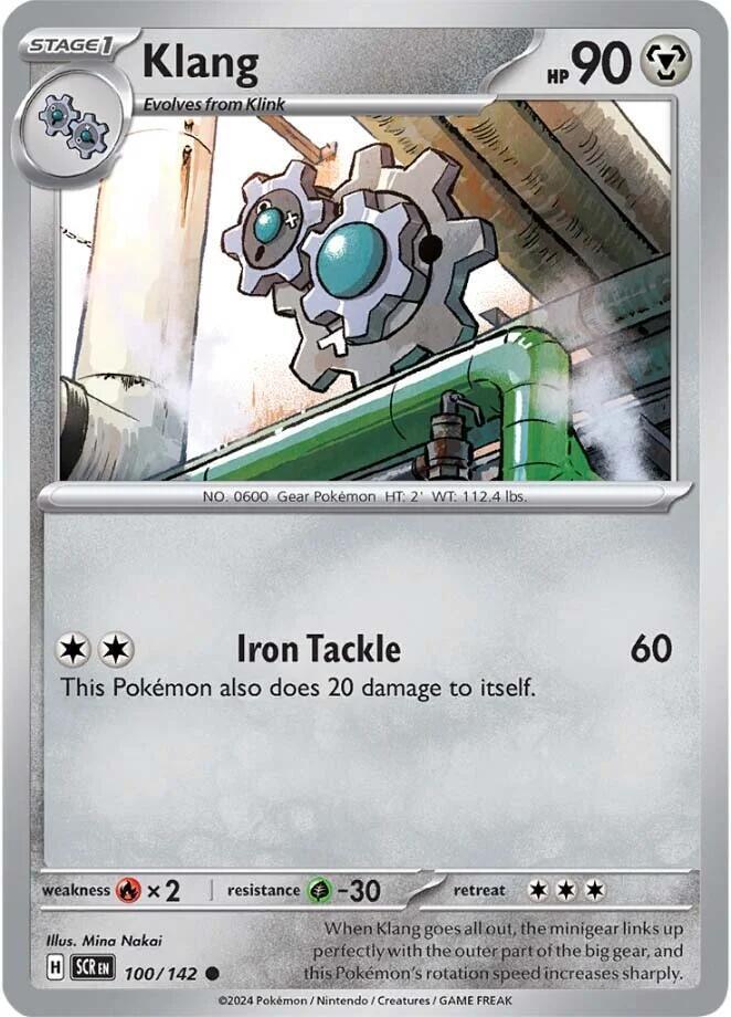 Klang 100/142 card from SV07: Stellar Crown