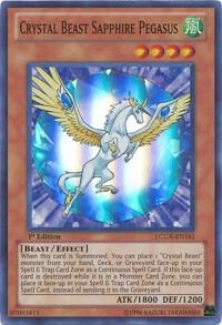 Crystal Beast Sapphire Pegasus LCGX-EN161 card from Legendary Collection 2
