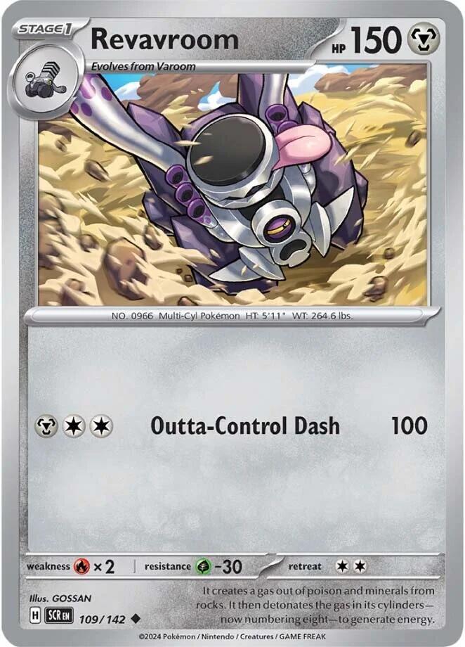 Revavroom 109/142 card from SV07: Stellar Crown