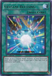 Crystal Blessing LCGX-EN165 card from Legendary Collection 2