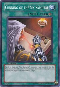Cunning of the Six Samurai LCGX-EN256 card from Legendary Collection 2