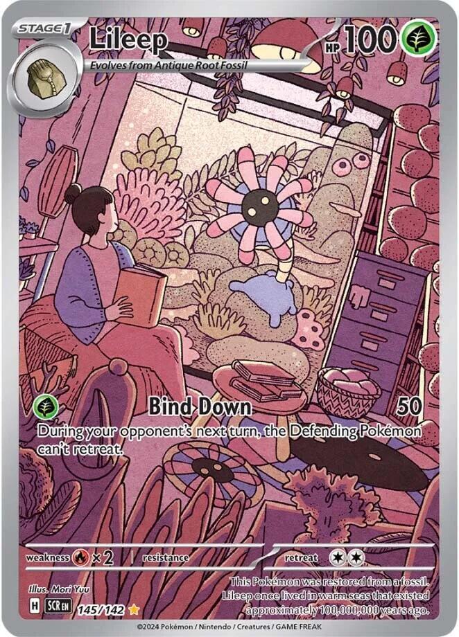 Lileep 145/142 card from SV07: Stellar Crown