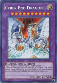 Cyber End Dragon LCGX-EN181 card from Legendary Collection 2