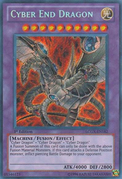 Cyber End Dragon (Alternate Art) LCGX-EN182 card from Legendary Collection 2