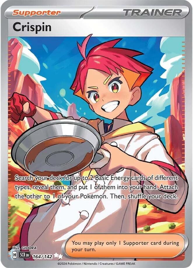 Crispin 164/142 card from SV07: Stellar Crown