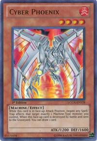 Cyber Phoenix LCGX-EN178 card from Legendary Collection 2