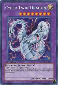 Cyber Twin Dragon LCGX-EN180 card from Legendary Collection 2