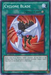 Cyclone Blade LCGX-EN143 card from Legendary Collection 2
