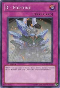 D - Fortune LCGX-EN154 card from Legendary Collection 2