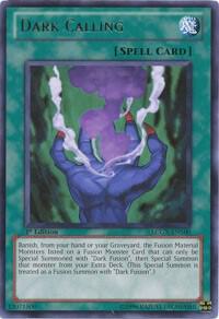 Dark Calling LCGX-EN100 card from Legendary Collection 2