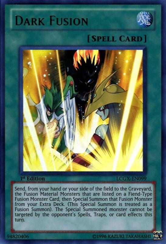 Dark Fusion LCGX-EN099 card from Legendary Collection 2