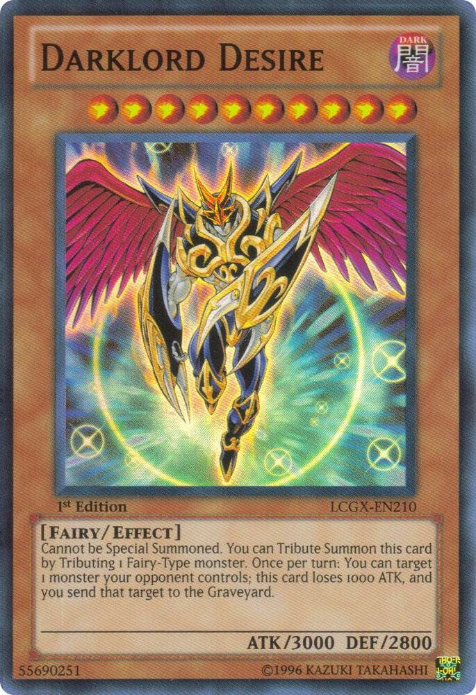 Darklord Desire LCGX-EN210 card from Legendary Collection 2
