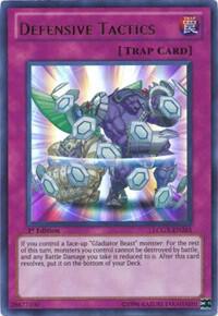 Defensive Tactics LCGX-EN265 card from Legendary Collection 2