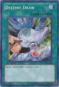 Destiny Draw LCGX-EN145 card from Legendary Collection 2