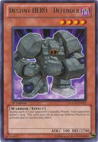 Destiny HERO - Defender LCGX-EN127 card from Legendary Collection 2