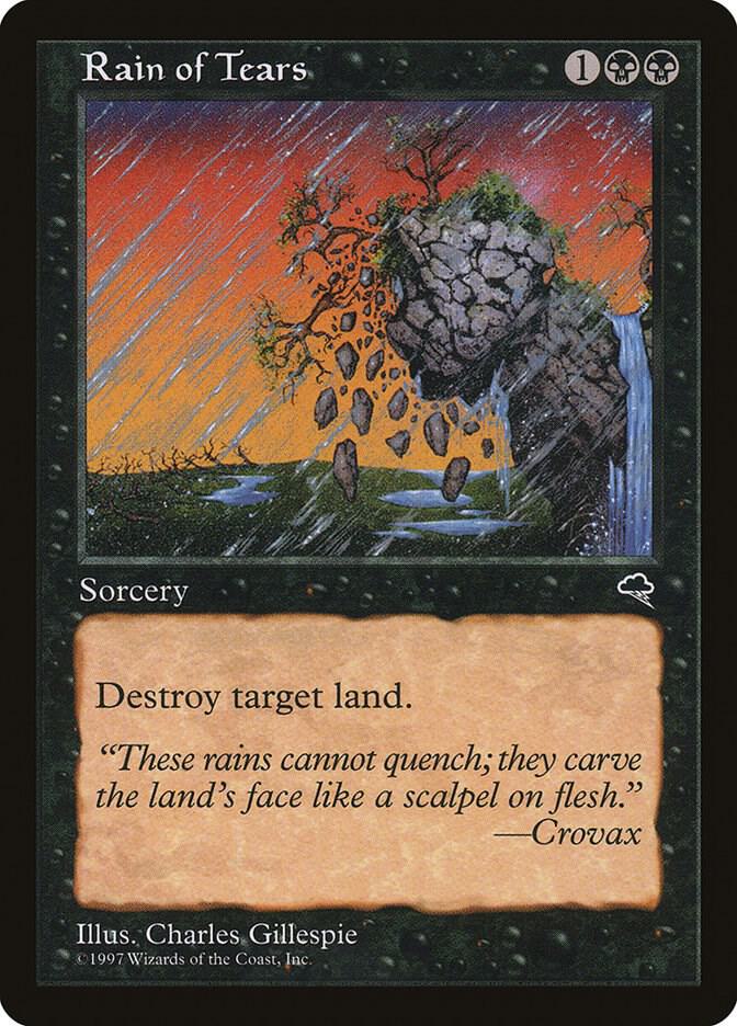 Rain of Tears 149 card from Tempest