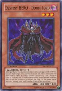 Destiny HERO - Doom Lord LCGX-EN122 card from Legendary Collection 2