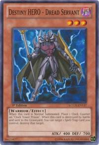 Destiny HERO - Dread Servant LCGX-EN137 card from Legendary Collection 2