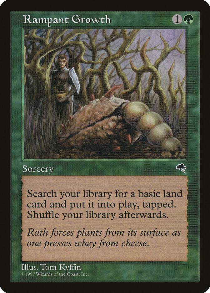 Rampant Growth 245 card from Tempest