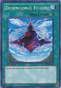 Dimensional Fissure LCGX-EN215 card from Legendary Collection 2