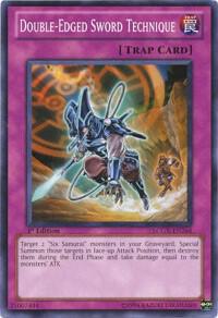 Double-Edged Sword Technique LCGX-EN264 card from Legendary Collection 2